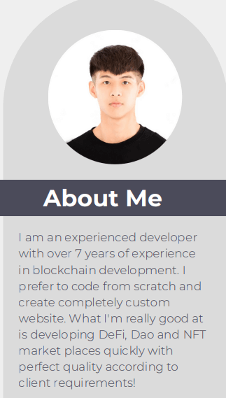 graphic 8: Karl Chong’s about me section