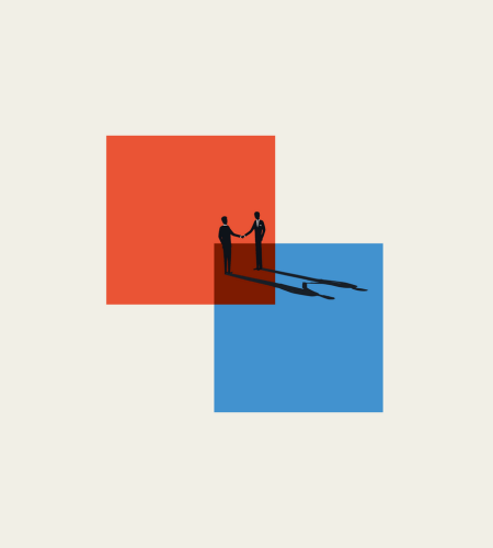 two people giving a handshake